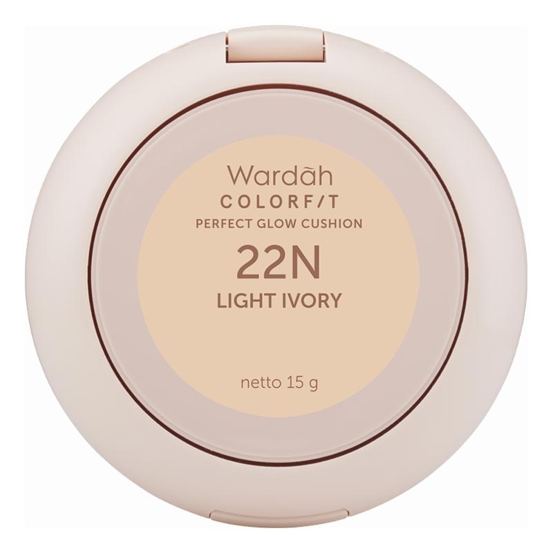 Wardah Colorfit Perfect Glow Cushion 22N Light Ivory