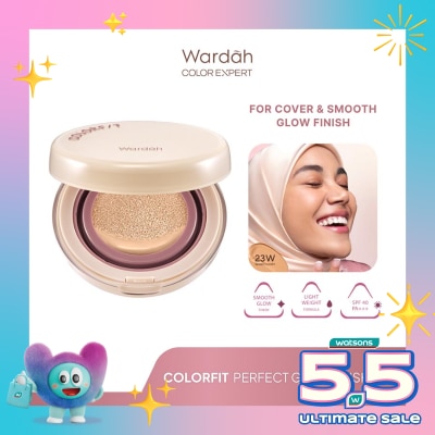 WARDAH - Wardah Colorfit Perfect Glow Cushion 23W Warm Ivory 15g