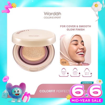 WARDAH - Wardah Colorfit Perfect Glow Cushion 23W Warm Ivory 15g