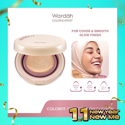 WARDAH Wardah Colorfit Perfect Glow Cushion 23W Warm Ivory 15g