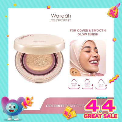 WARDAH - Wardah Colorfit Perfect Glow Cushion 23W Warm Ivory 15g