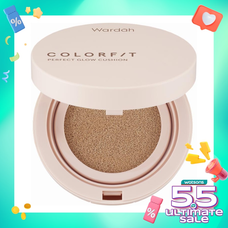 Wardah Colorfit Perfect Glow Cushion 43W Golden Sand