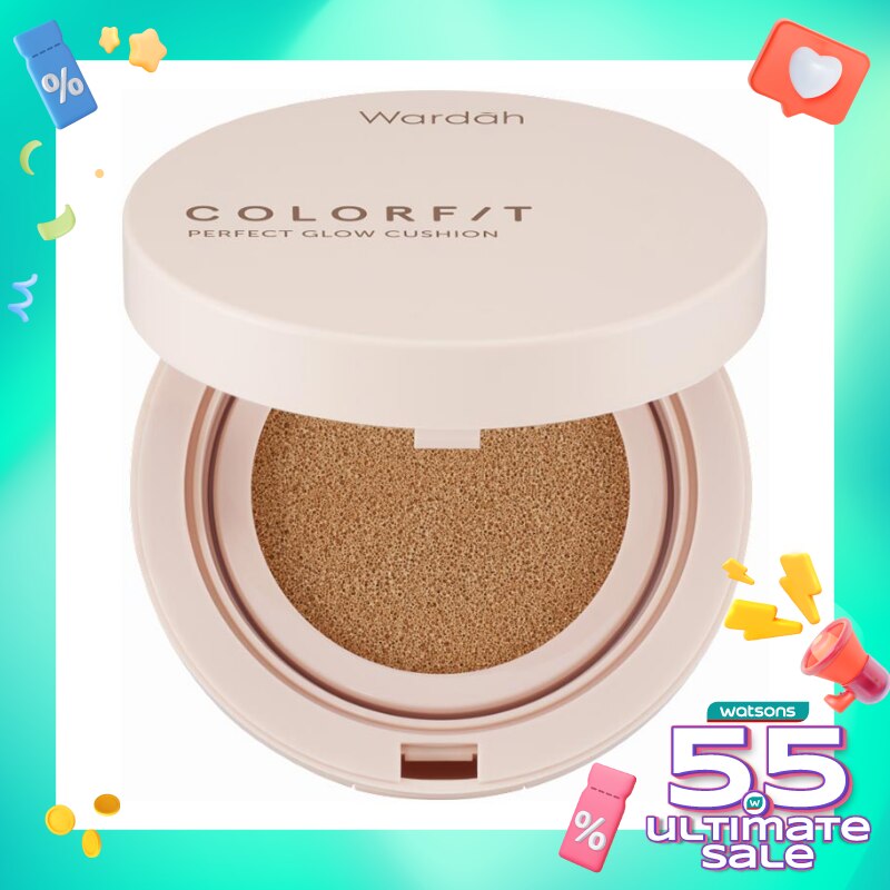 Wardah Colorfit Perfect Glow Cushion 52N Almond