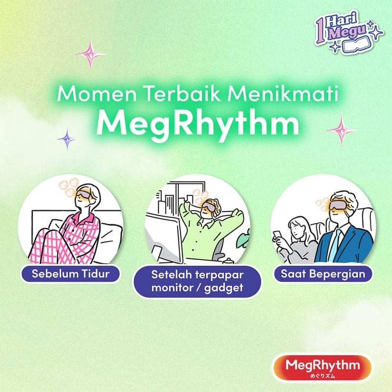 Megrhythm Steam Eye Mask Chamomile 5'S