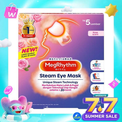 MEGRHYTHM - Megrhythm Steam Eye Mask Rose 5'S
