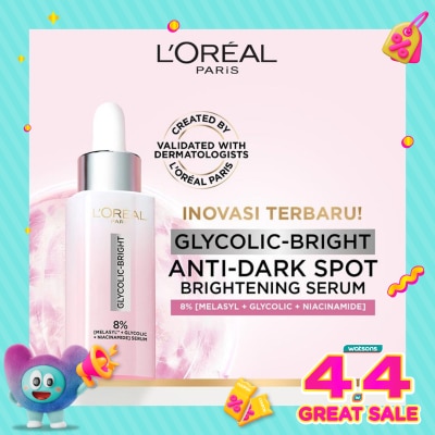 L'OREAL - Glycolic Bright Instant Glowing Face Serum 30ml