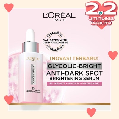 LOREAL Glycolic Bright Instant Glowing Face Serum 30ml