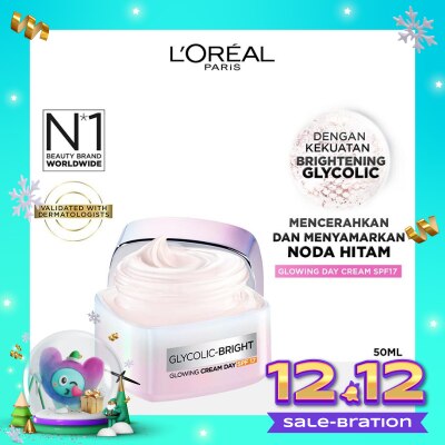 L'OREAL L'Oreal Glycolic Bright Glowing Day Cream SPF17 50ml