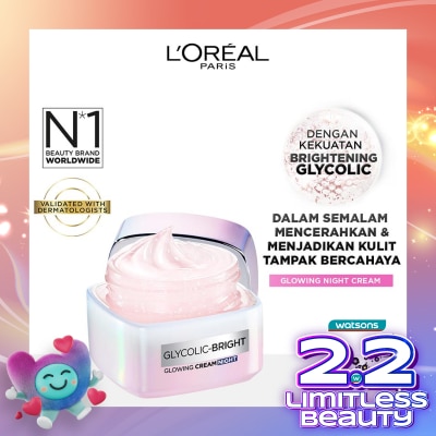 L'OREAL L'Oreal Glycolic Bright Glowing Night Cream 50ml