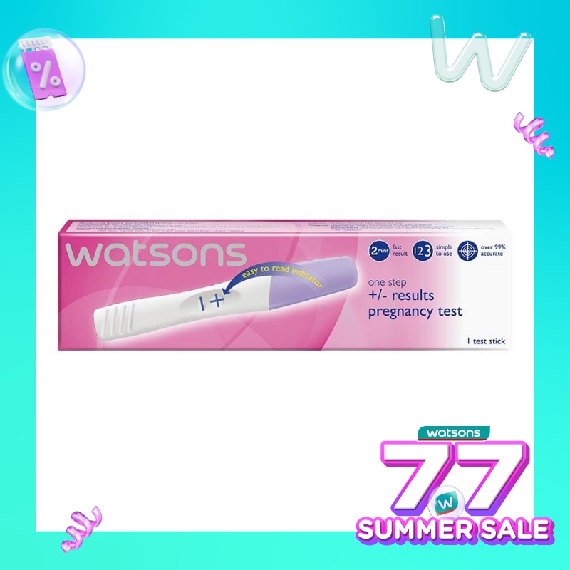 One Step +/- Results Pregnancy Test Stick 1'S - Test Pack