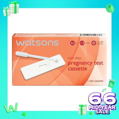 WATSONS One Step Pregnancy Test Cassette 1''S