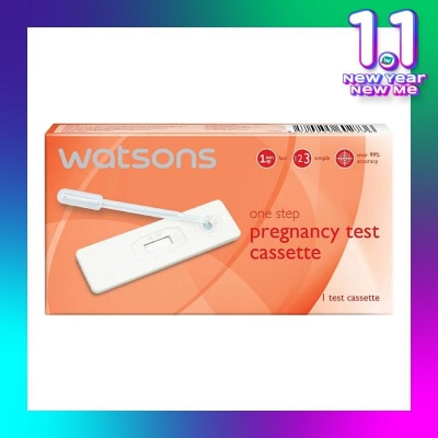 WATSONS One Step Pregnancy Test Cassette 1'S - Test Pack