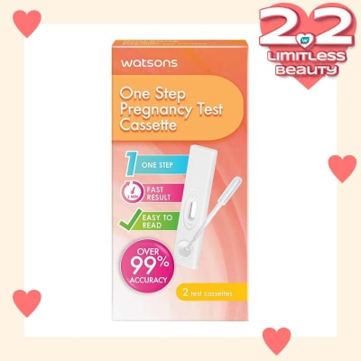 WATSONS One Step Pregnancy Test Cassette 2''S