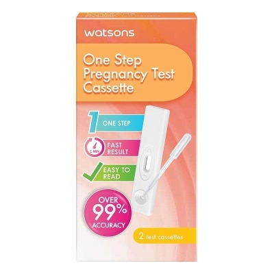 WATSONS One Step Pregnancy Test Cassette 2''S