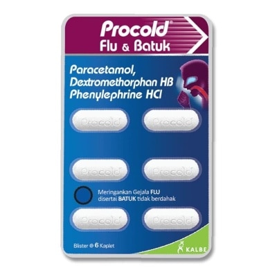 PROCOLD PROCOLD FLU BATUK 6'S (STR)