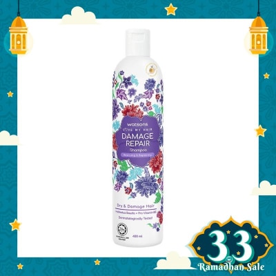 WATSONS Damage Repairing Shampoo 400ml