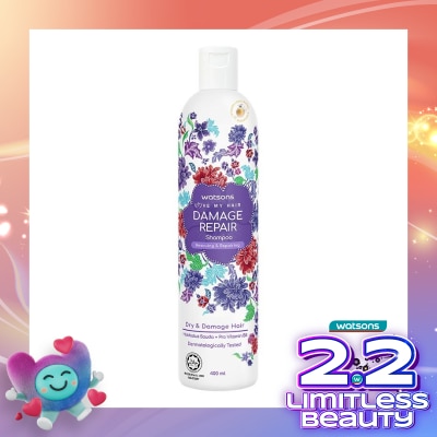 WATSONS Damage Repairing Shampoo 400ml