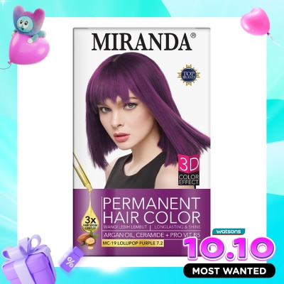 MIRANDA Hair Color Purple 30ml image