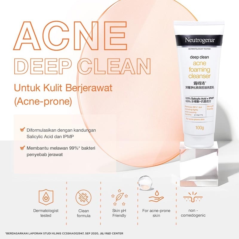 Deep Clean Acne Foaming Cleanser 100Gr