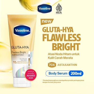 Vaseline Gluta-Hya Serum Burst Flawless Bright 200ml