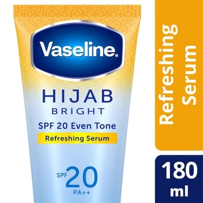 VASELINE Hijab Bright Refreshing Body Serum SPF 20 PA++ Even Tone Energizing Perfume Hyaluron Niacin