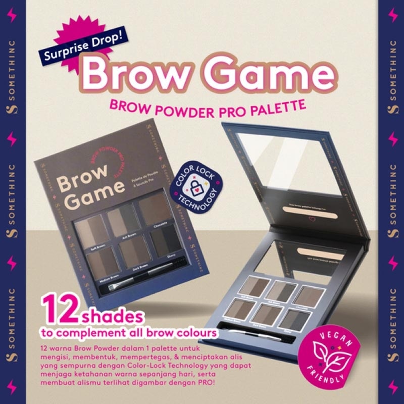 SOMETHINC BROW GAME E/BROW PWDR PALETTE