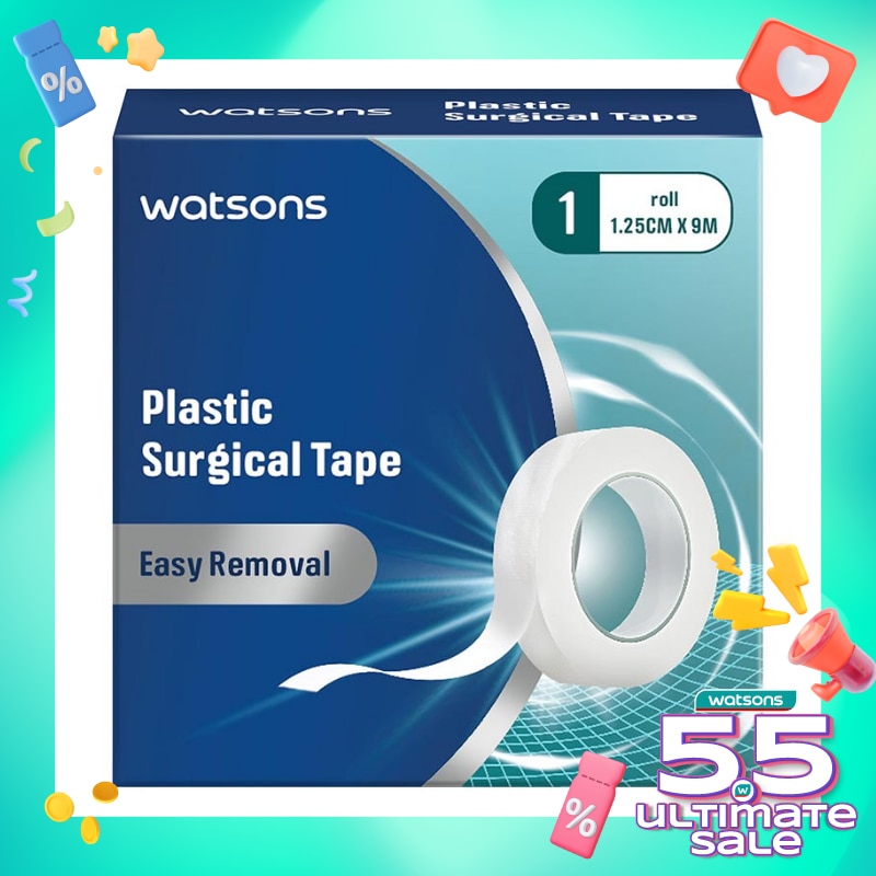 W PLASTIC SURGICAL TAPE 1S