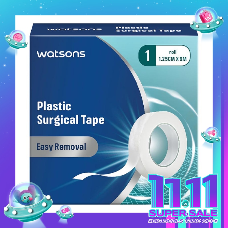 W PLASTIC SURGICAL TAPE 1S
