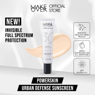 MAKE OVER Powerskin Urban Defense Sunscreen