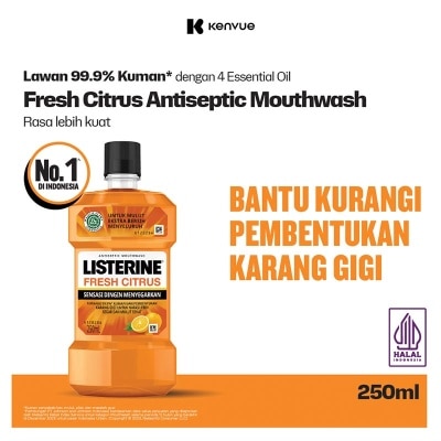 LISTERINE LISTERINE MW FRESH CITRUS 500ML