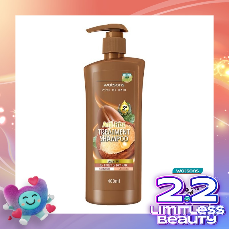 Argan Oil Anti-Frizz Treatment Shampoo 400Ml