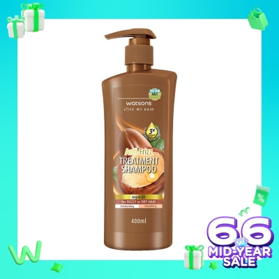 WATSONS Argan Oil Anti-Frizz Treatment Shampoo 400Ml