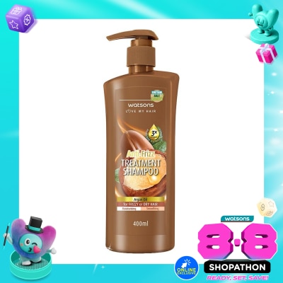 WATSONS COLLECTION - Argan Oil Anti-Frizz Treatment Shampoo 400Ml image