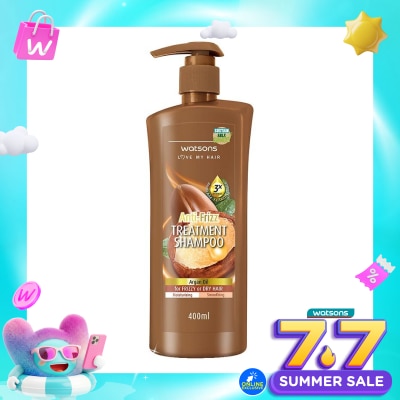 WATSONS COLLECTION - Argan Oil Anti-Frizz Treatment Shampoo 400Ml
