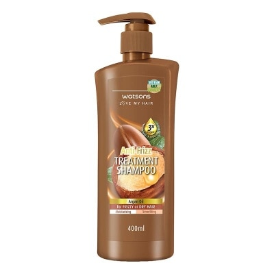 WATSONS Argan Oil Anti-Frizz Treatment Shampoo 400Ml