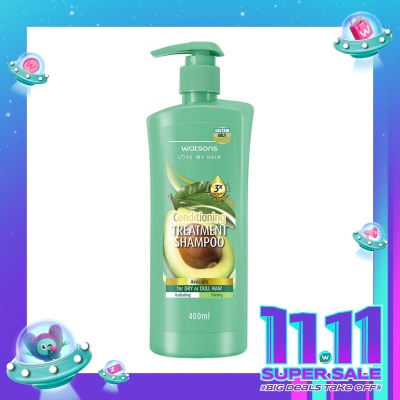 WATSONS Avocado Conditioning Treatment Shampoo 400Ml