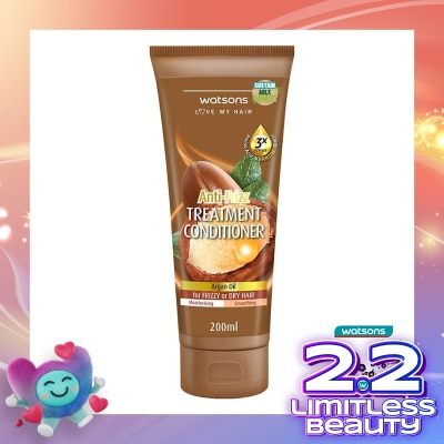 WATSONS Argan Oil Anti-Frizz Treatment Conditioner 200Ml