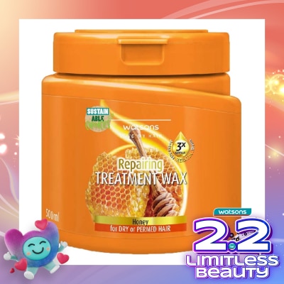 WATSONS Honey Repairing Treatment Wax 500Ml