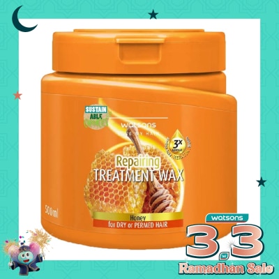 WATSONS Honey Repairing Treatment Wax 500Ml