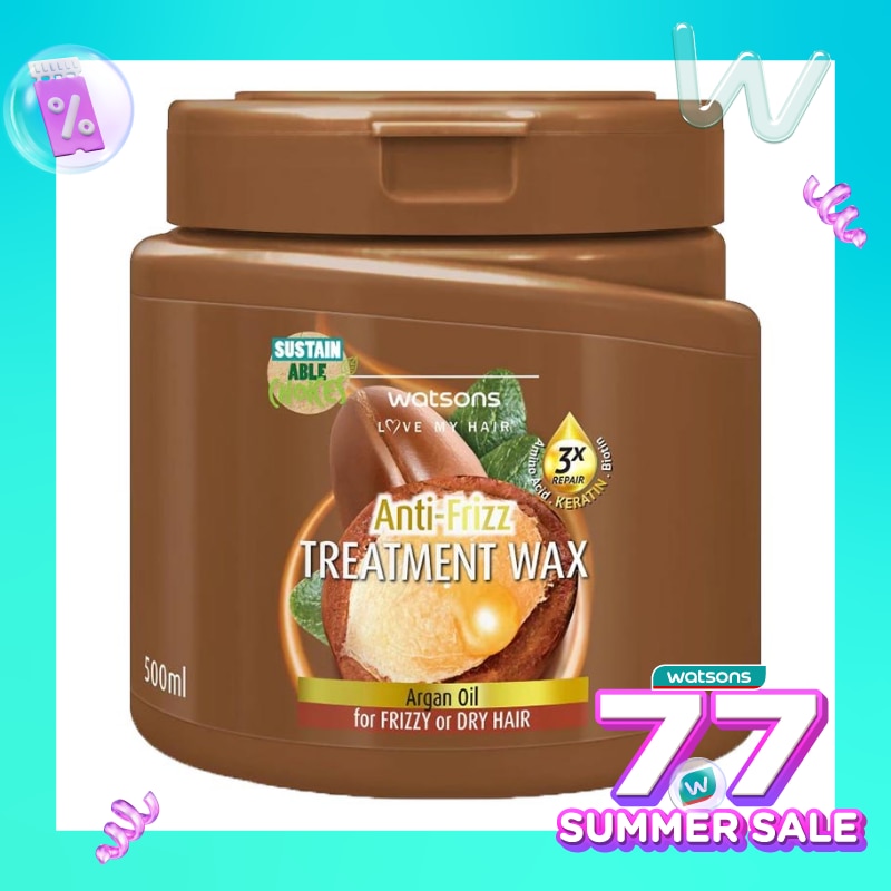 Argan Oil Anti-Frizz Treatment Wax 500Ml