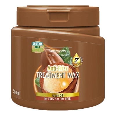 WATSONS Argan Oil Anti-Frizz Treatment Wax 500Ml
