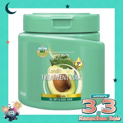 WATSONS Avocado Conditioning Treatment Wax 500Ml