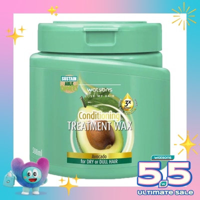 WATSONS - Avocado Conditioning Treatment Wax 500Ml