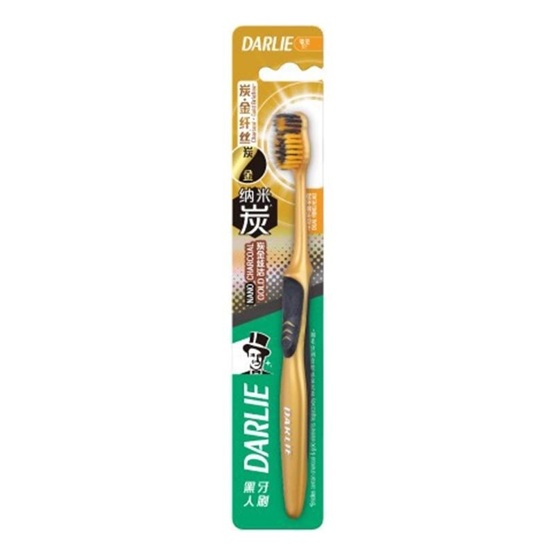 Toothbrush Charcoal Gold 1''S