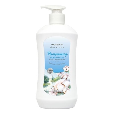 WATSONS Watsons Pampering Body Lotion White Cotton Scented 550Ml