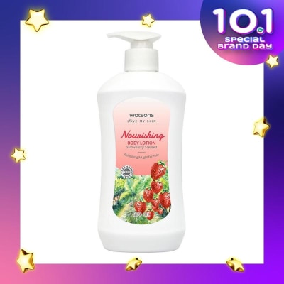 WATSONS W NOURISHING B/LOT STRAWBERRY SCEN 550ML