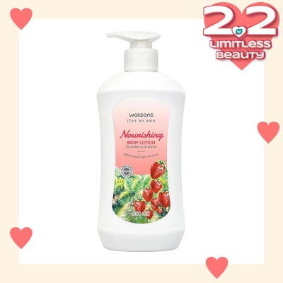 WATSONS Watsons Nourishing Body Lotion Strawberry Scented 550ml