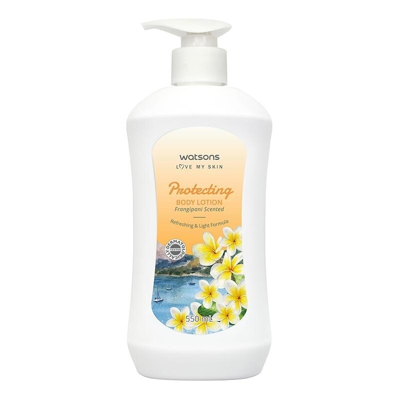 Watsons Protecting Body Lotion Frangipani Scented 550Ml