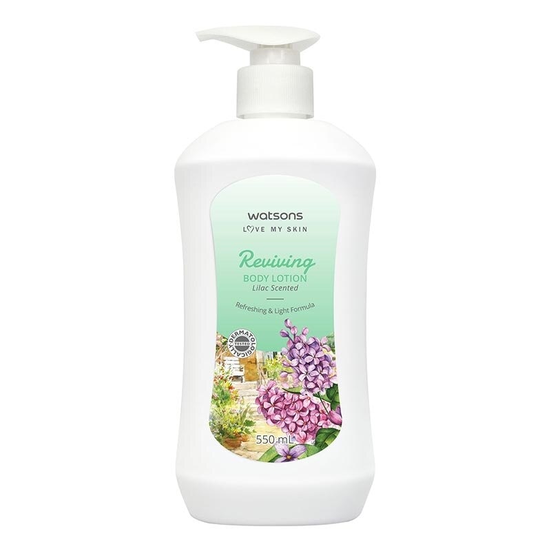 Watsons Reviving Body Lotion Lilac Scent 550Ml