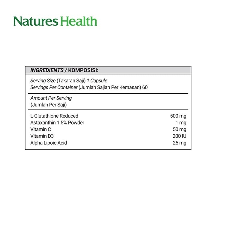 Glutathione Complex Kapsul 60'S